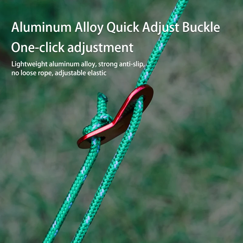 3F UL GEAR 2 mm 20 Meters Diameter Reflective Rope Camping Tent Line With 6 Free Knots Windproof Rope