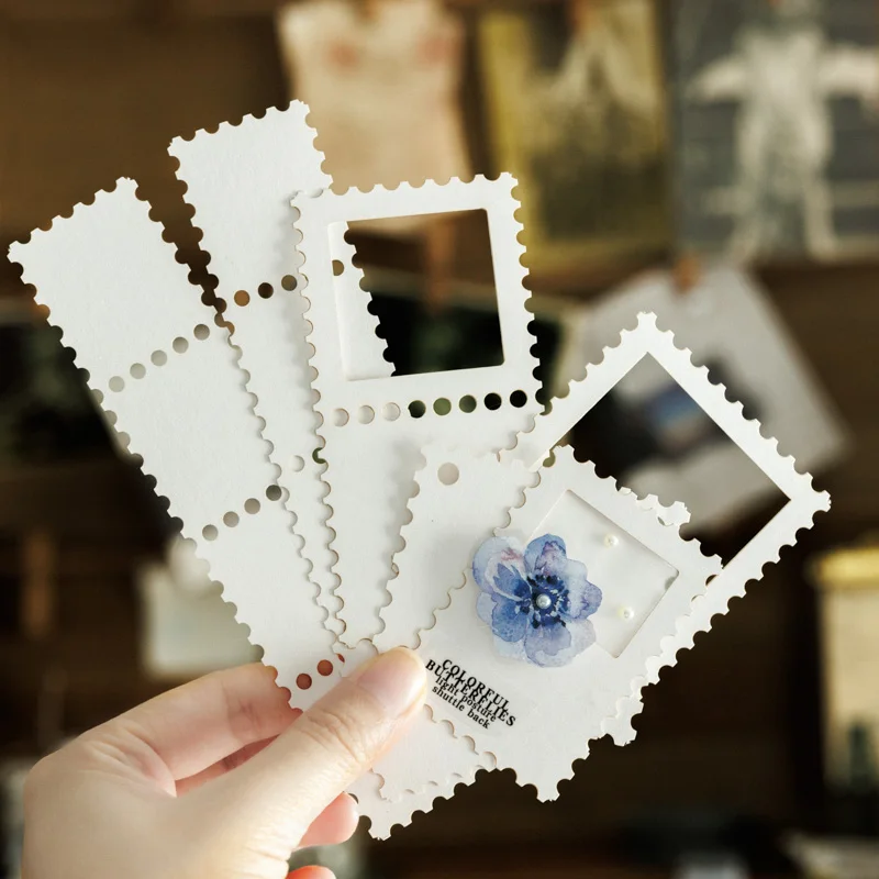 Card Lover 100 Pcs [Memorial Post Office Series] Retro Journal Material Paper Multiple Materials Deco Paper Scrapbooking Kit