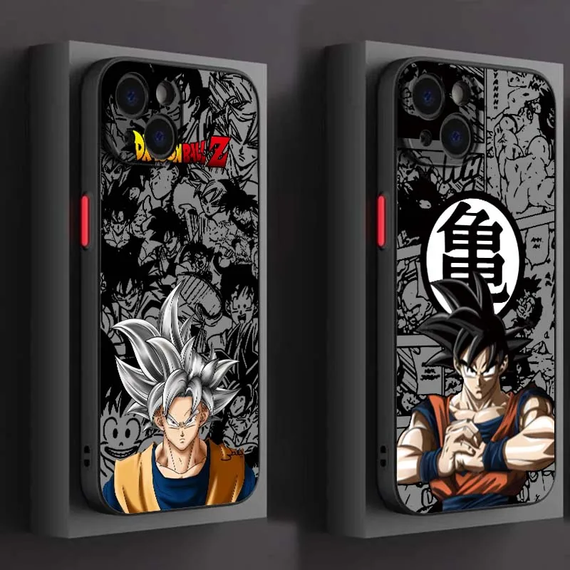 

Dragon Ball Saiyan Cool For Apple iPhone 17 Air 16 15 14 13 12 11 XS X Pro Max Plus Frosted Translucent Phone Case