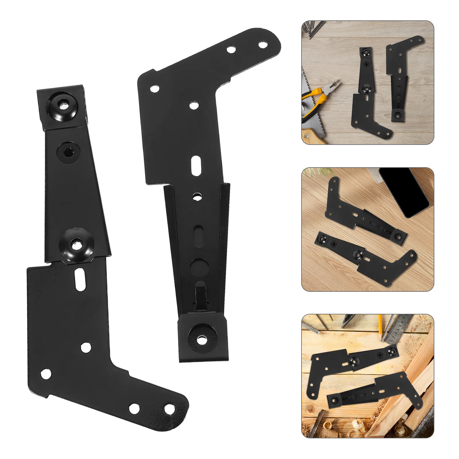 2Pcs Sofa Connector Heavy Duty Metal Sectional Couch Clips Furniture Connectors Bracket Modular Sofa Clamps Furniture Connectors
