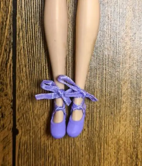 High Heels Puppe flache Füße Schuhe weiße Stiefel Geschenke Zubehör für Ihre 1/6 Barb Puppen TpQ88 – Detail 18