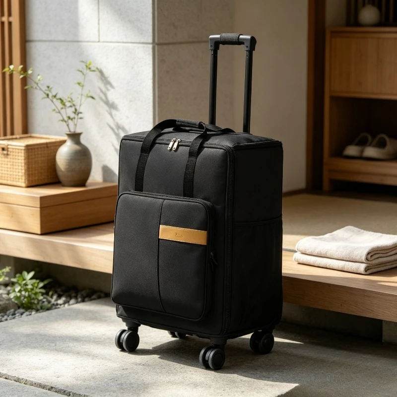 Wide-body Computer Host Rolling Case, Desktop PC Travel Suitcase for 24-27