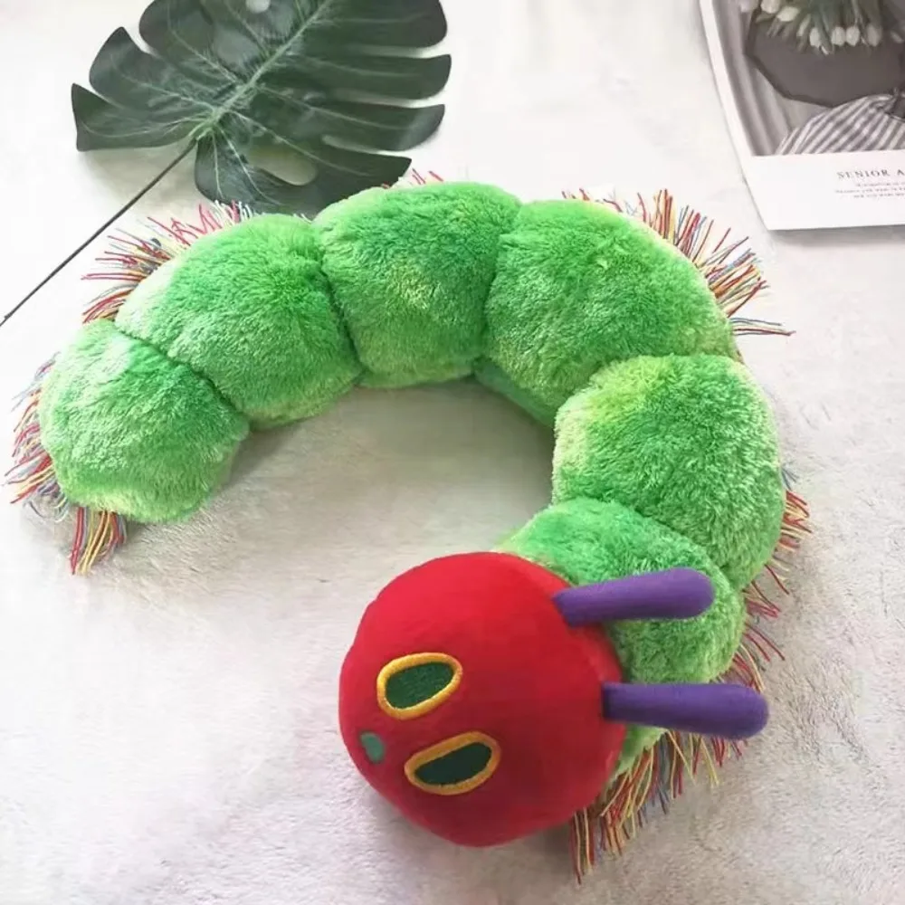 Soft The Very Hungry Caterpillar Toy Good Touching Caterpillar Plush Toy Breathable Green Caterpillar Toy Kids Gifts