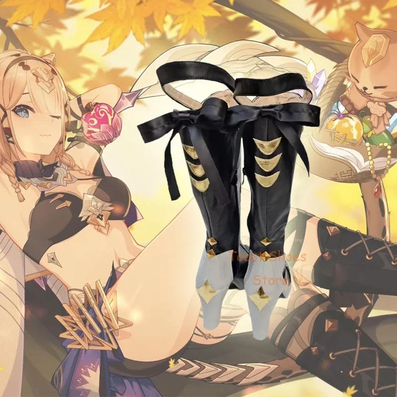 Gioco Honkai Impact 3rd Pardofelis Scarpe Cosplay Comic Anime Gioco per Con Halloween Party Costume Cosplay Prop Stile sexy