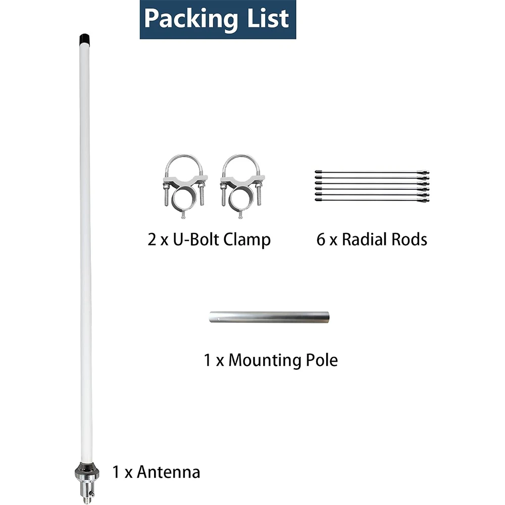 CR-8900 Car TV Antenna,144/435MHz VHF/UHF Full Coverage, Durable Fiberglass Base, Ideal for Outdoor Walkie-Talkie view 4