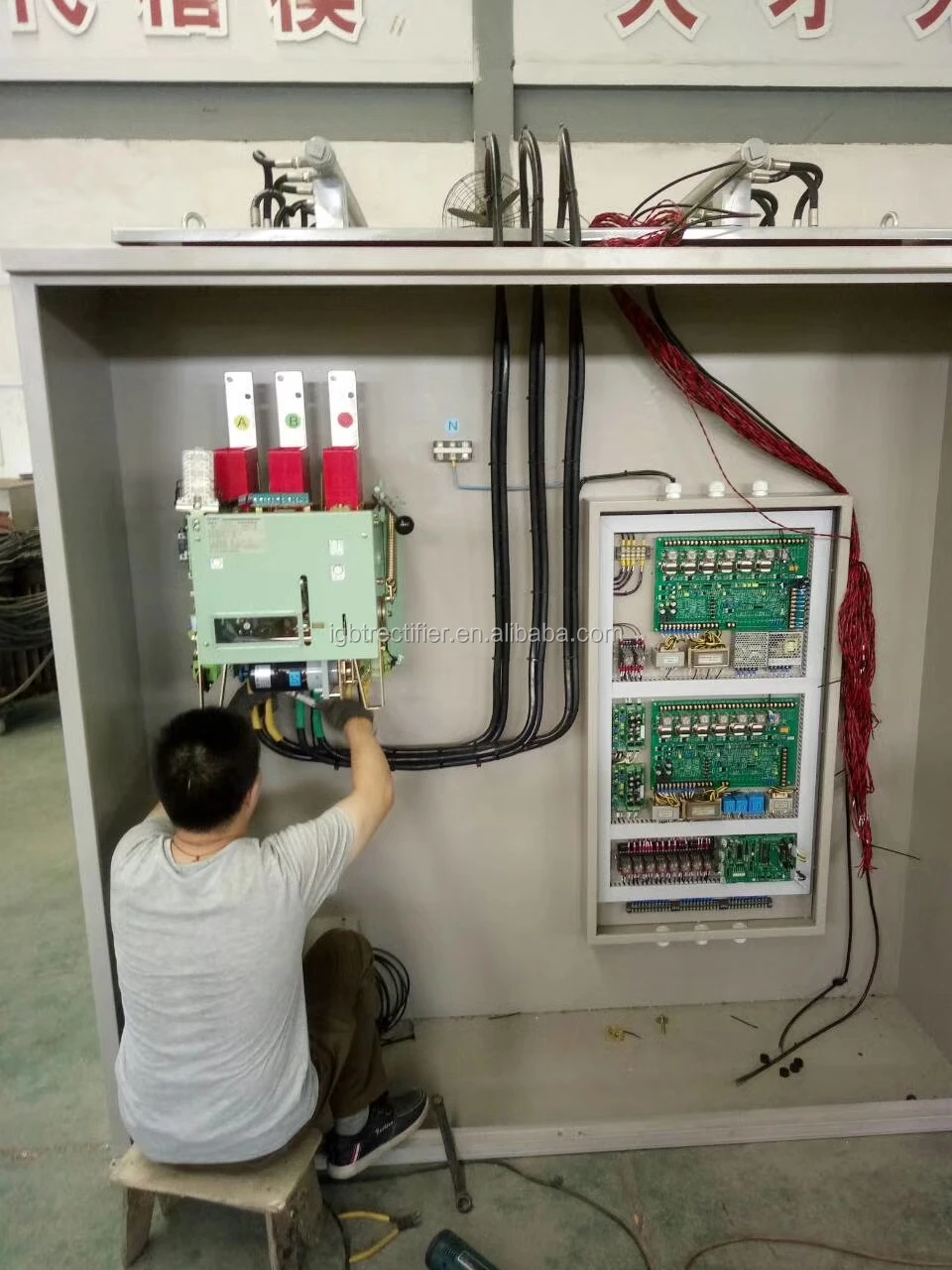 เครื่องแปลงกระแสไฟฟ้าสำหรับชุบโครเมียม 12V 500A / เครื่องแปลงกระแสไฟฟ้า 12V 1000A / เครื่องแปลงกระแสไฟฟ้าสำหรับชุบโลหะ ราคาดี