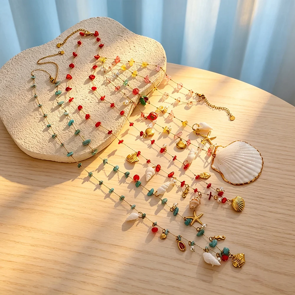 Büyük Boy Deniz Kabuğu Kolye B - Body Jewelry Gold Plated incelemesi ve fiyatı