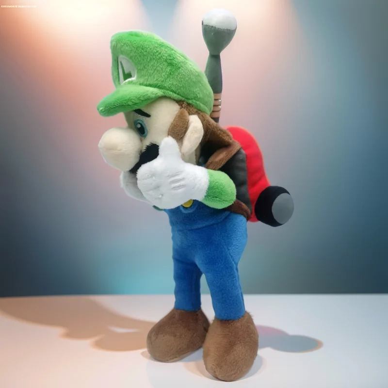 Super Mario Bros. Luigi`s Mansion 9 inches Stuffed Animal , Nintendo 3D worlds Odyssey Wonder Luigi Plush Toy