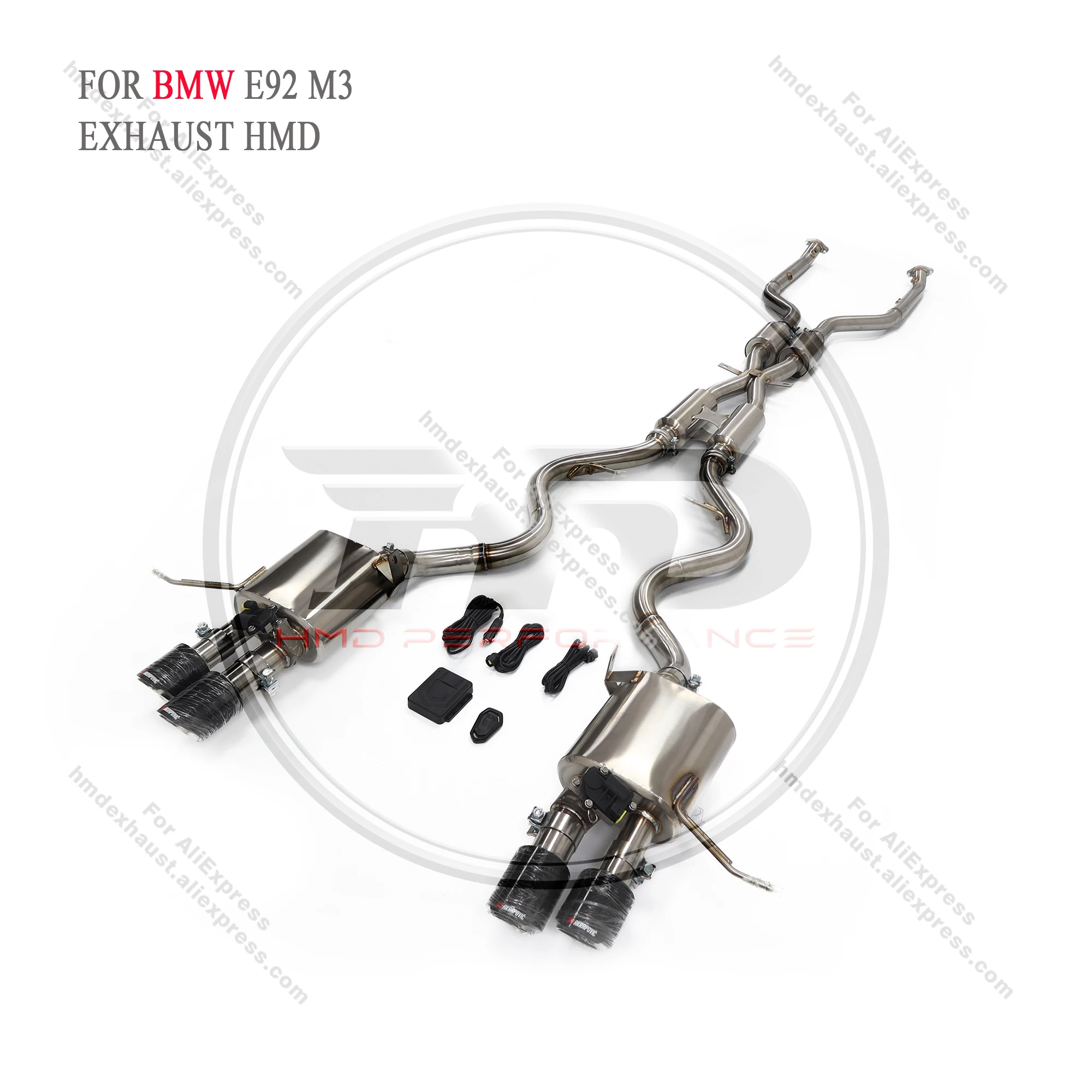 

Performance Catback for BMW E92 M3 4.0L Muffler With Valve HMD Exhaust System