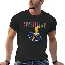 Футболка Supertramp, аниме, винтажные топы, мужские футболки