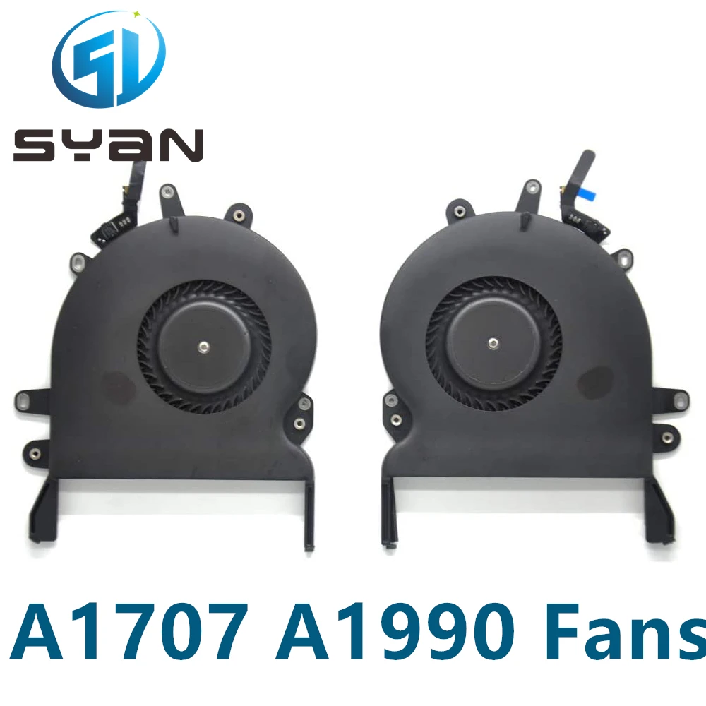 

Original A1707 CPU Cooler Cooling Fan for Macbook Pro Retina 15" Fan Left + Right Side Fan Set Late 2016 2017