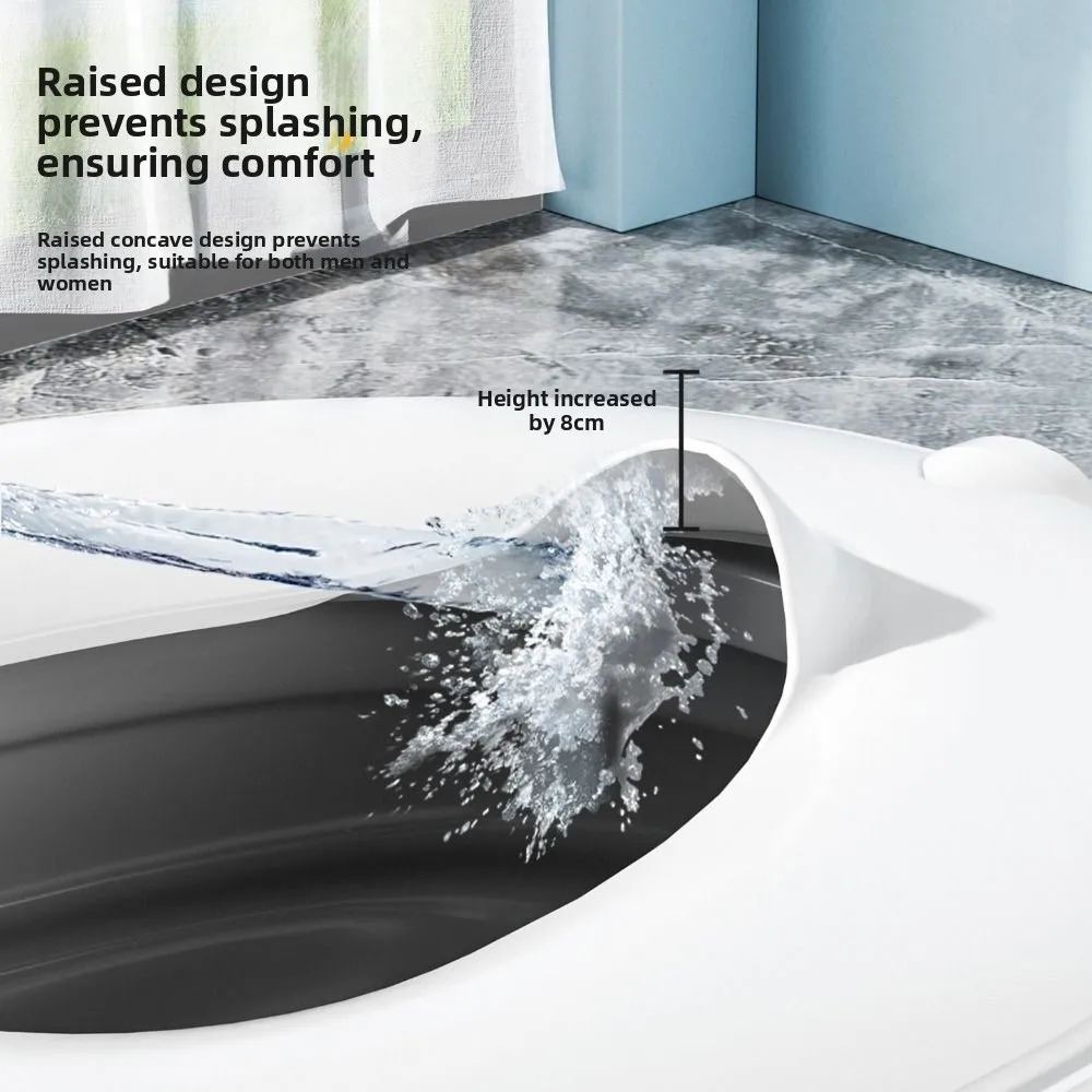 Splash-proof Baby Folding Potty Seat Universal Adjustable Children Potty Chair Pad Waterproof Suction Cup Fixation