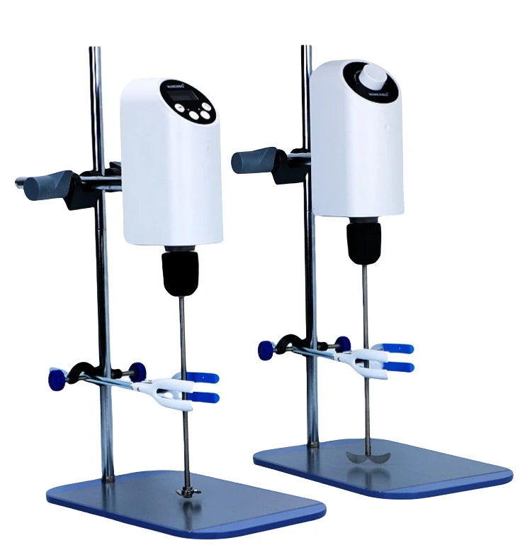 Digital Laboratory Overhead Agitator Mixer DC Permanent Magnet Motor Gearbox SUS304 High Safety Chemical Processing Soap
