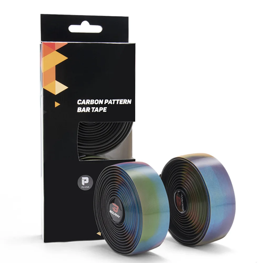 

G323 Road Bike Handlebars With PU Straps Shock-absorbing Non-slip Sweat-absorbing Single Handlebars with 5D Gradient