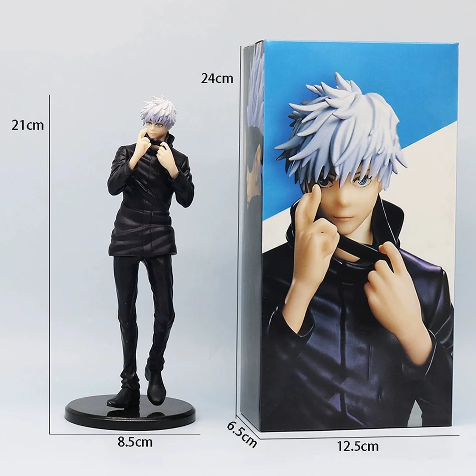 2 tipos de 18cm de Anime japonés Jujutsu Kaisen figura Gojo Satoru figura de acción juguetes en miniatura de PVC estatua coleccionable regalo para niños