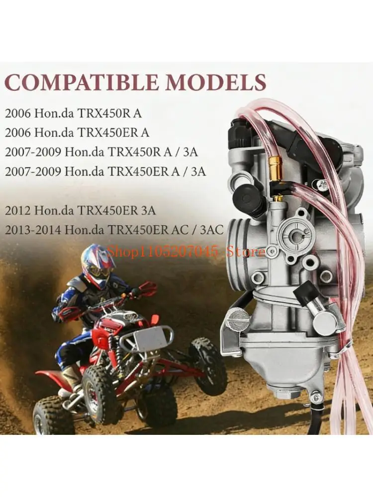 37cd Efficient Carburetor For TRX450R And TRX450ER Models Including 180 Primary Nozzle And 48 Secondary Nozzle