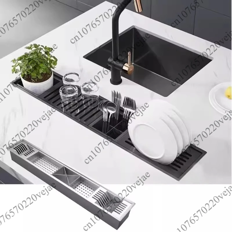 1Pcs 1200x184x140mm Integrated Base Sink Nano Kitchen