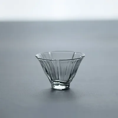 الزجاج الجنكة ورقة فنجان شاي مجموعة كأس النبيذ مقاومة للحرارة غونغ فو Teaware اليابانية الكلاسيكية أكواب مياه كأس للنبيذ الأبيض النار