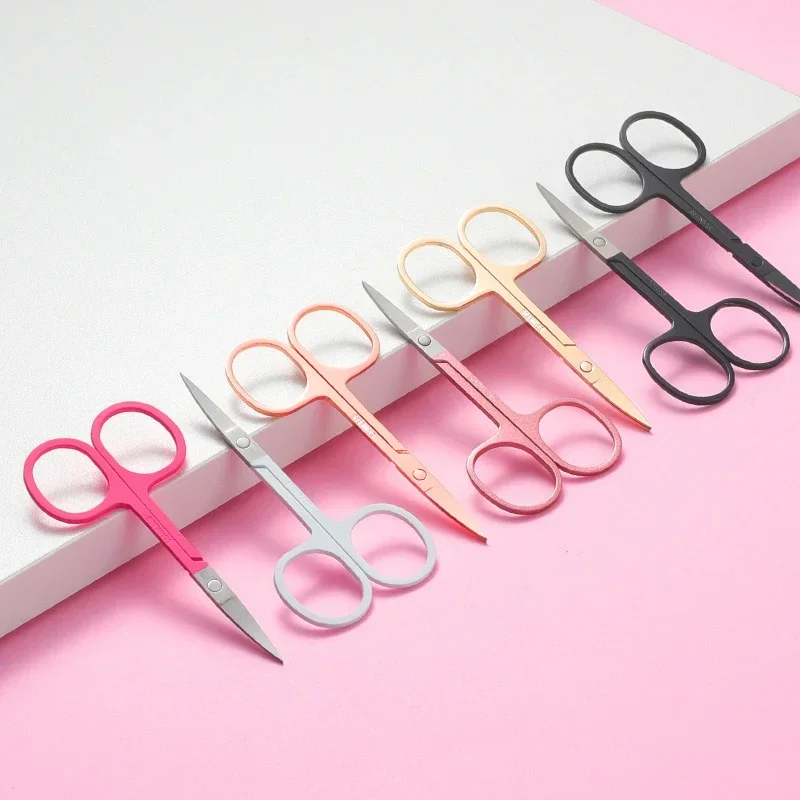 1Pcs Scissors Eyebrow Trimmer Makeup Scissors Manicure Pedicure Tools Stainless Steel Dead Skin Remover Beauty Makeup Tool