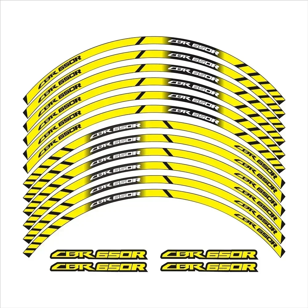 For Motorcycle Motor Parts Contour Wheel Decoration Decal Sticker - 5 Honda CBR650R CBR 650R