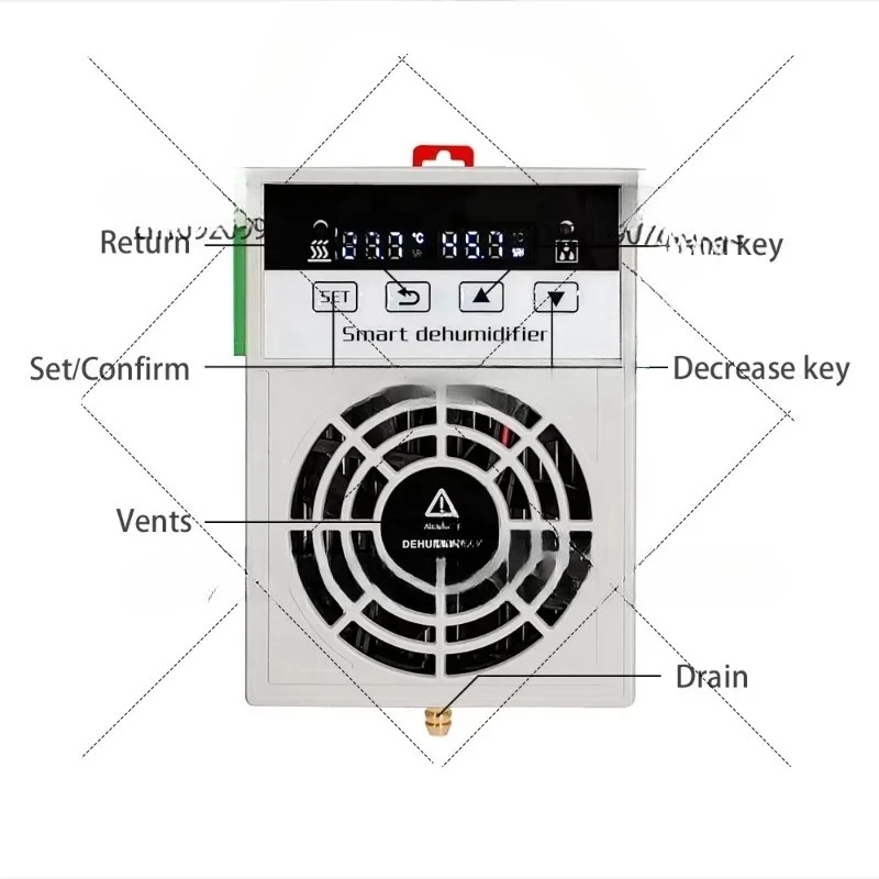 CZCS860 New Energy Power Distribution Cabinet Industrial Semiconductor Intelligent Dehumidifier with 485 Communication
