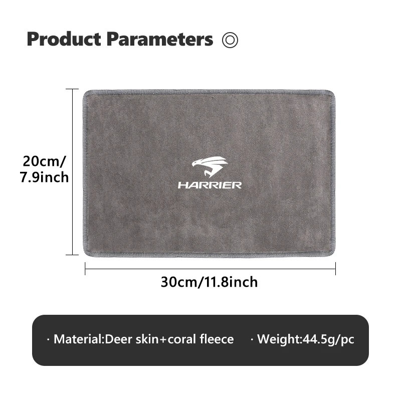 Car Logo Wash Clean Towel Microfiber Cleaning Drying Clothl For Toyota GR Sport C-HR Rav4 YARiS supra Corolla Prius Harrier view 6