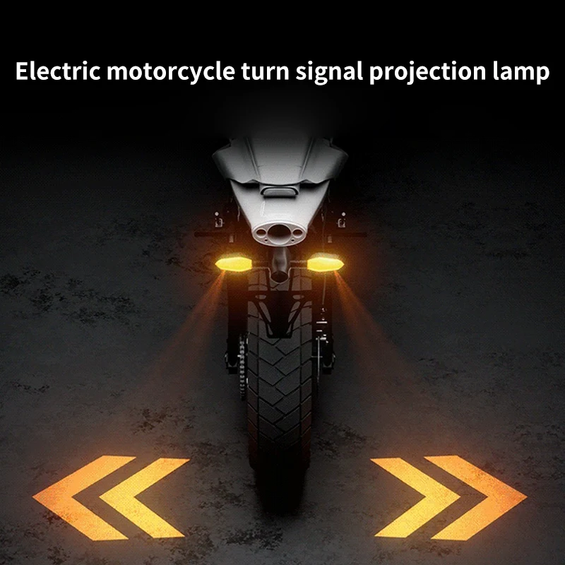 Motorcycle turn signal, projection light, electric vehicle modification, electric scooter, strong light LED, anti rear end warni