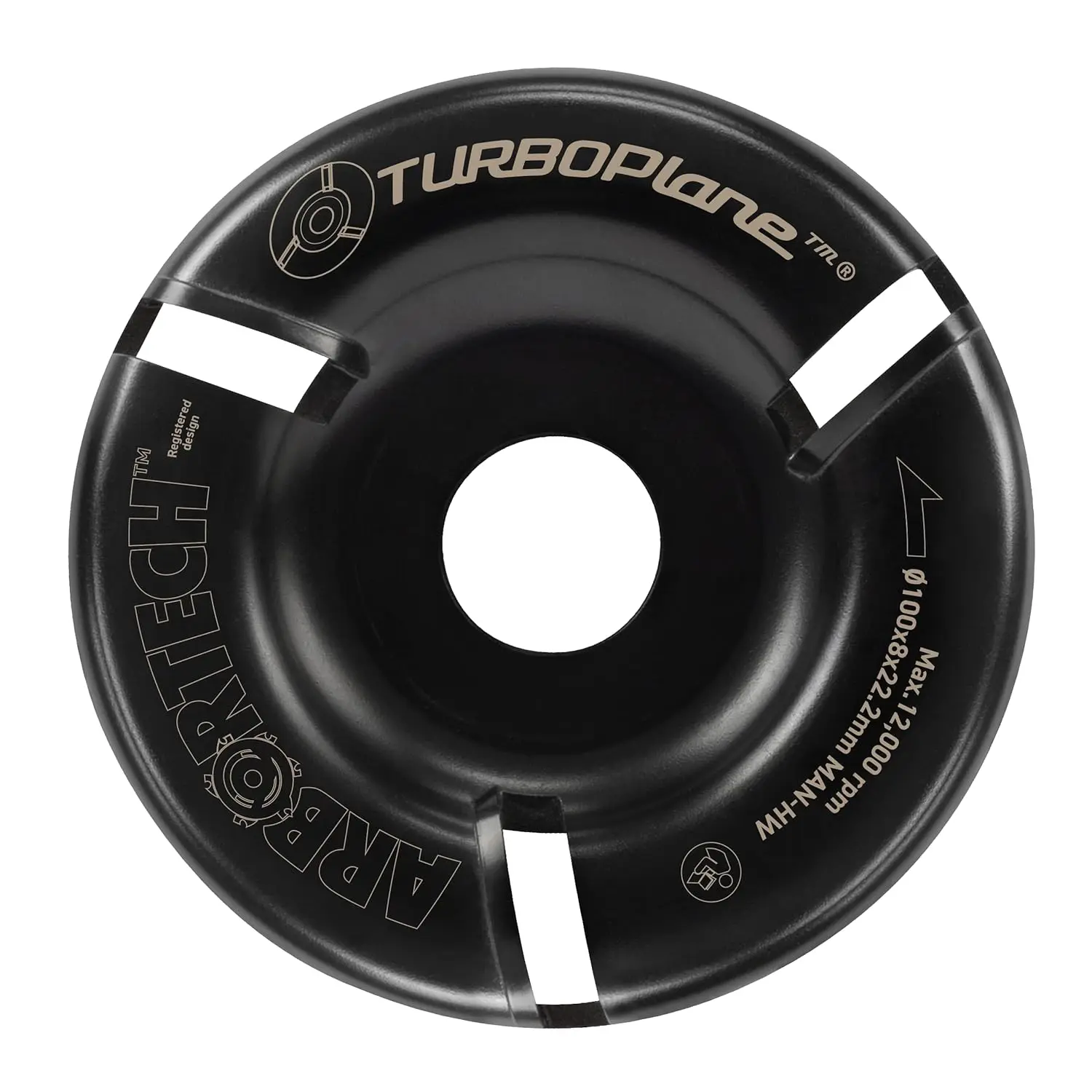 

4-дюймовый твердосплавный диск для угловой шлифовальной машины, насадка-фреза TurboPlane, 100 мм