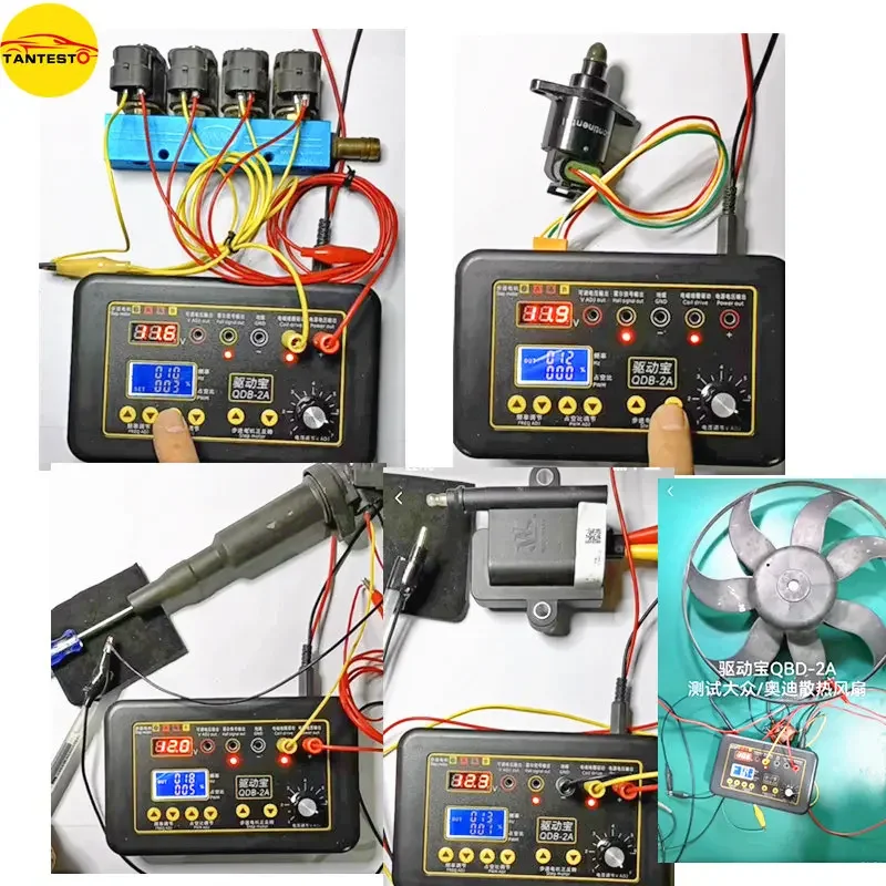 2024 New Automobile Ignition Coil Test Injector Solenoid Valve Stepper Motor Tester Fault Detect Drive Simulator