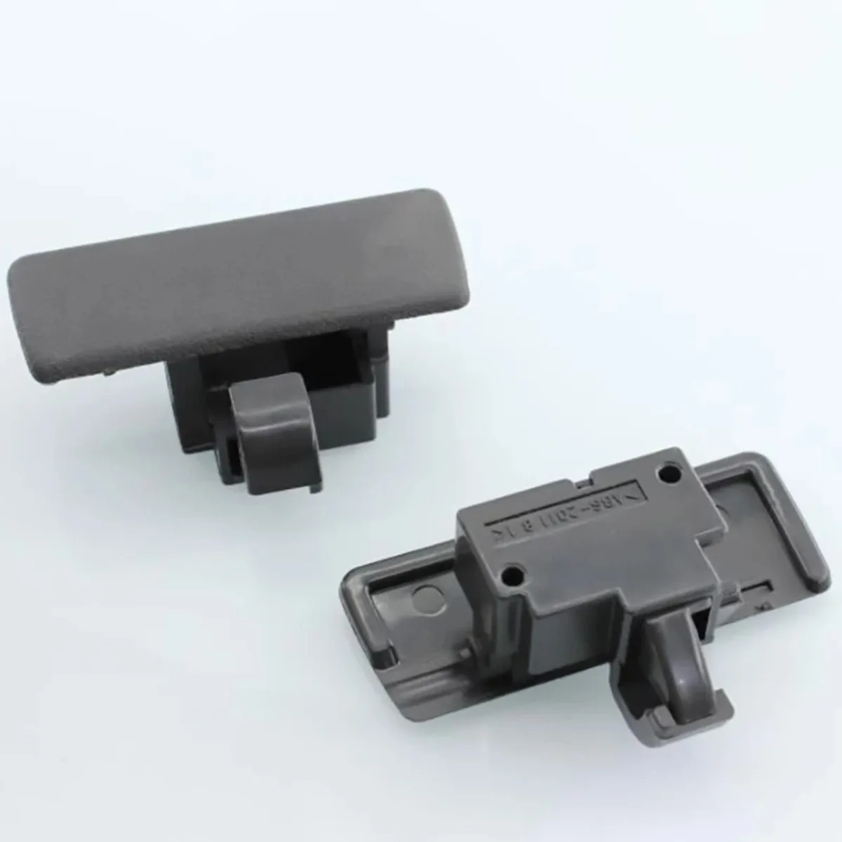 Cubierta de tapa de guantera, conjunto de Clip de manija de bloqueo gris para Opel Agila Suzuki SX4 Swift, accesorios de coche 7343063J02P4Z 7343063J02V6N