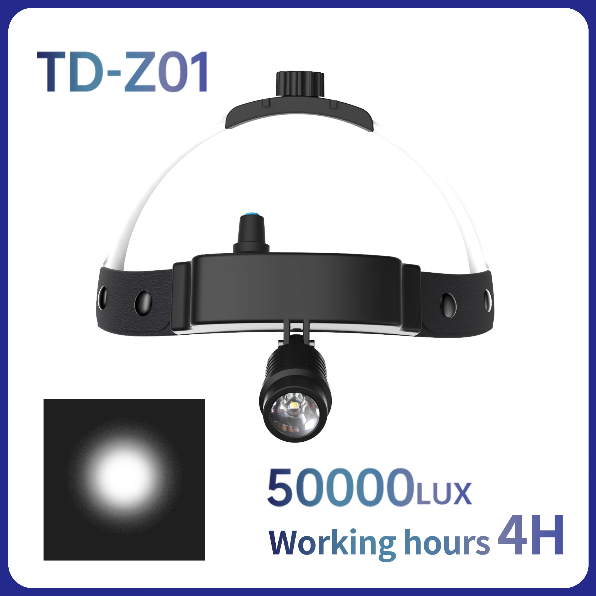 LUXORA headlight Surgical headlight ENT oral cavity examination delicate procedures high brightness long bat