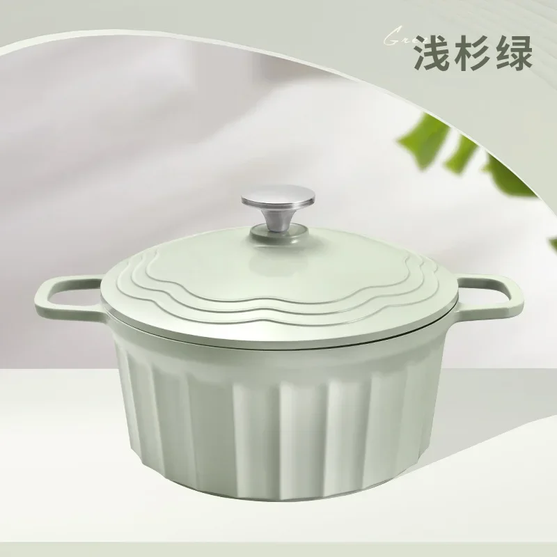 New Cast iron pots and pans Cooking pot Cookware Enamel Cast iron soup hot pot Kitchen accessories Non stick pots for cooking