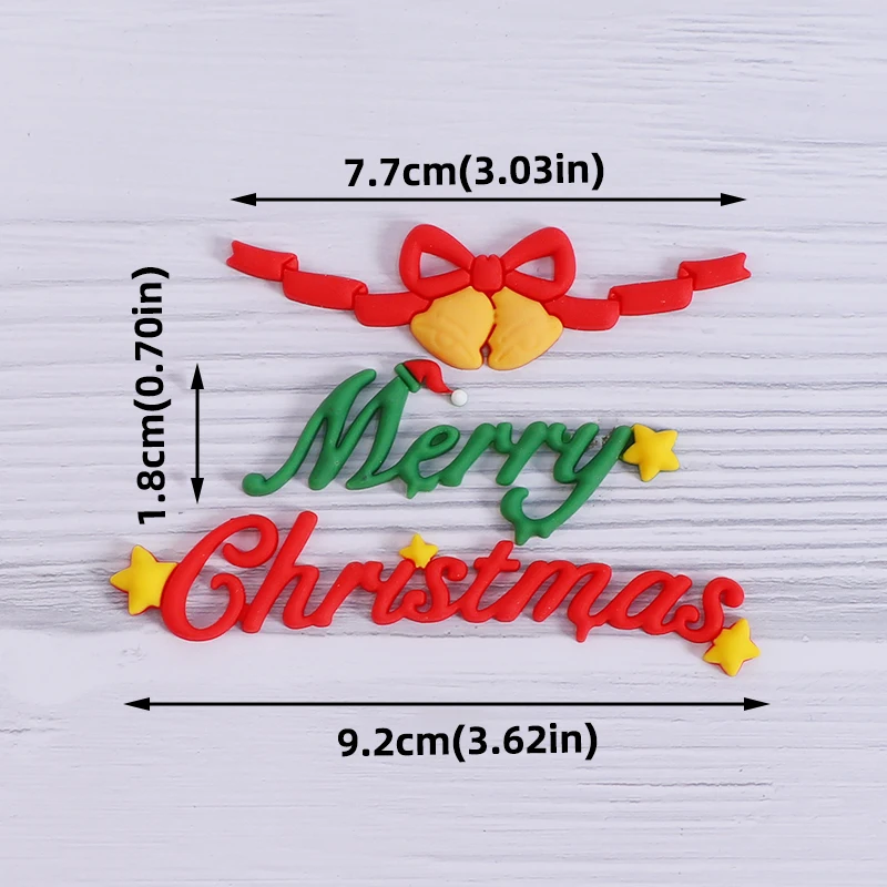 Neue Cupcake-Dekoration für Weihnachtskuchen, weicher Gummi-Weihnachtsbaum, Weihnachtsmann, Schneemann für Neujahr 2025, Weihnachts-Kuchenaufsatz – Detail 22