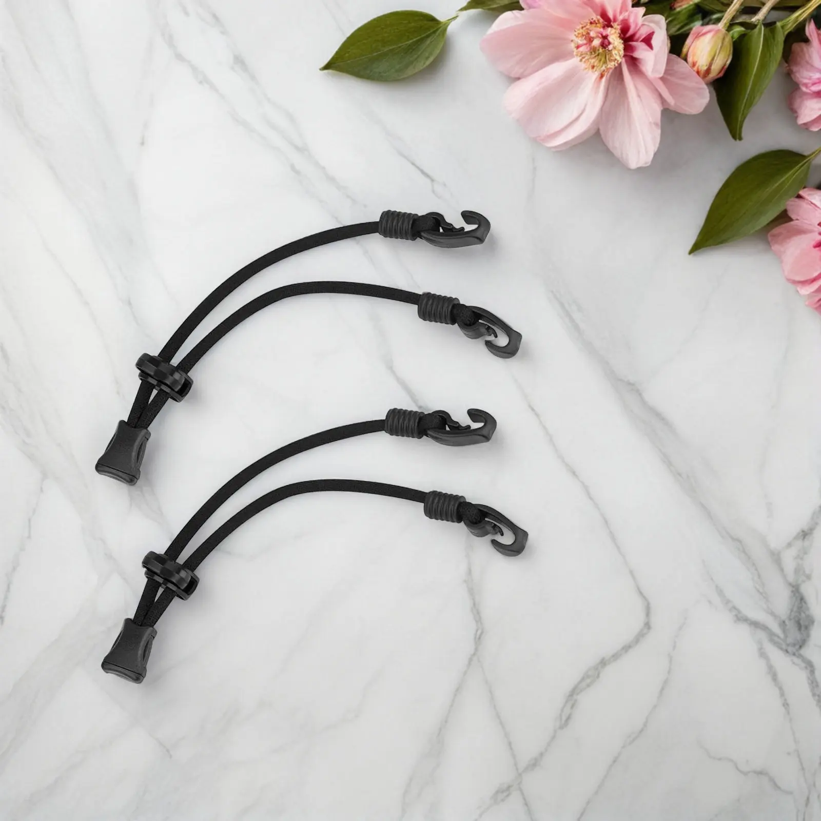 6Pcs Mask Extender Holders Anti Slip Ear Grips Extension Hook Elastic Back of Head Strap for Office Meetings Classes