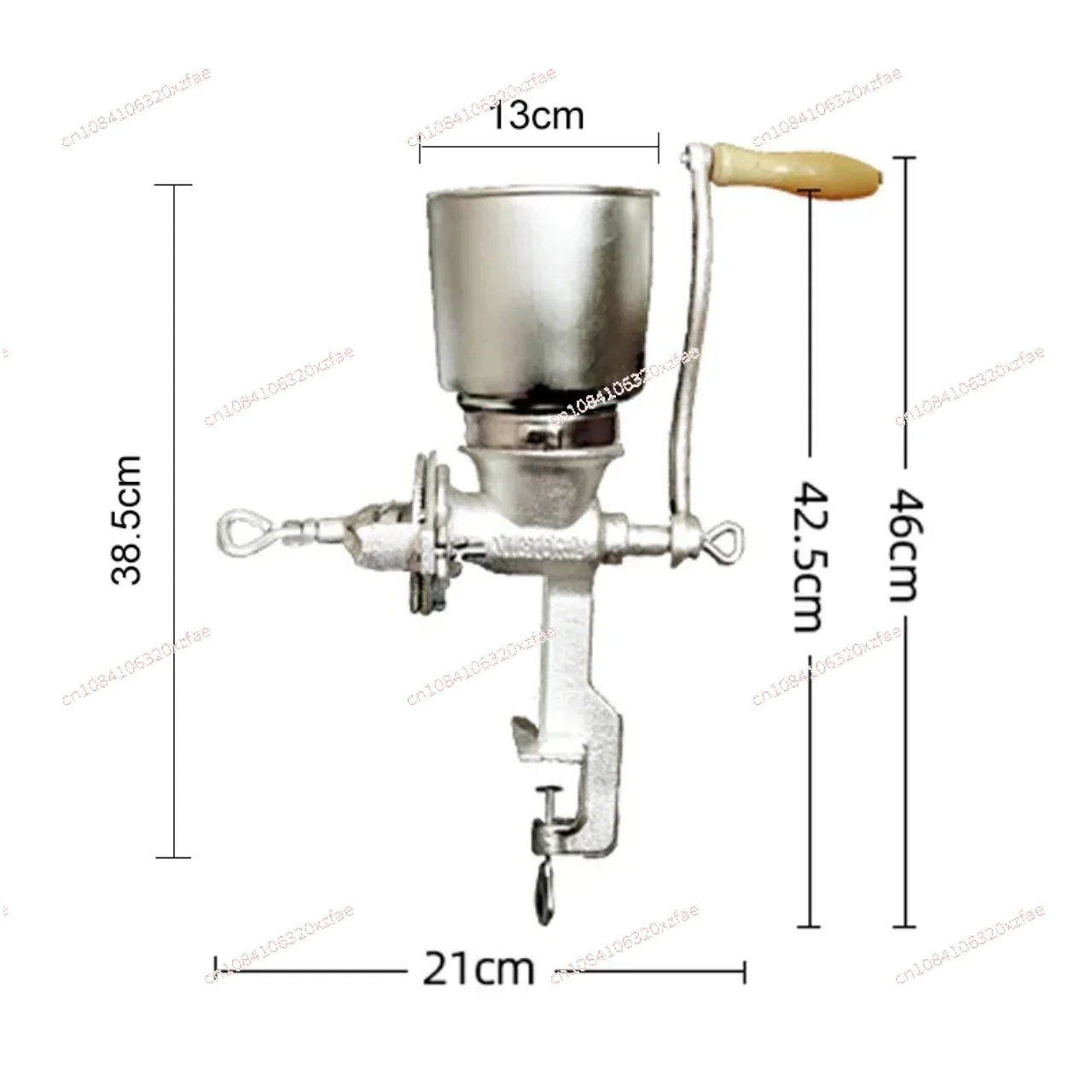 

Hand-Cranked Grinding Machine Powder Hebals Cereals Flour Burr Manual Barley Malt Mill Grain Grinder Crusher Dry Food Corn Nut