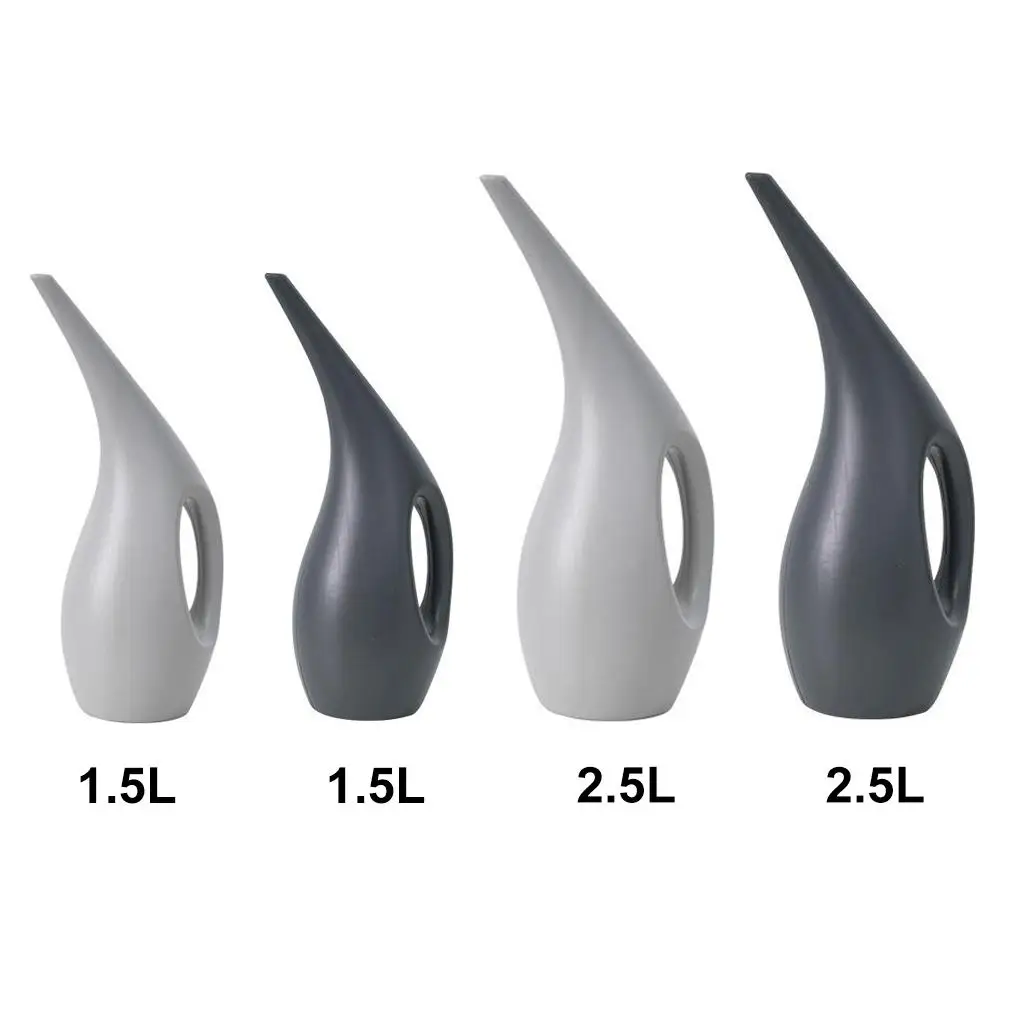 علبة سقاية بلاستيكية للحديقة سعة 1500 مل/2500 مل وغلاية وعاء سقي خارجي