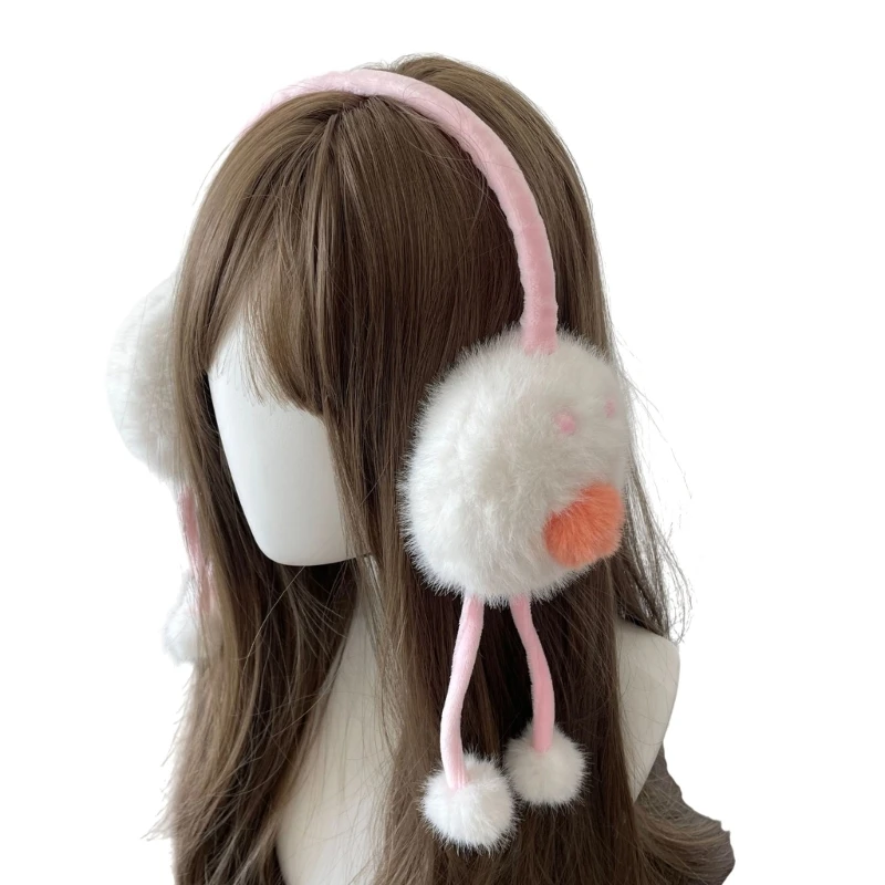 Furry Novelty EarMuffs to Keep You Warm in Cold Weather for Skiing Hiking