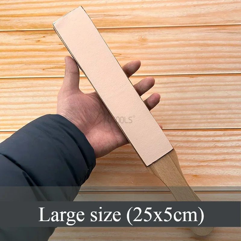 Double Side Leather Strop For Knife Sharpening Polishing Specific Tool Suitable For Cutting Knives/Rotary Carving Knives/Chisels