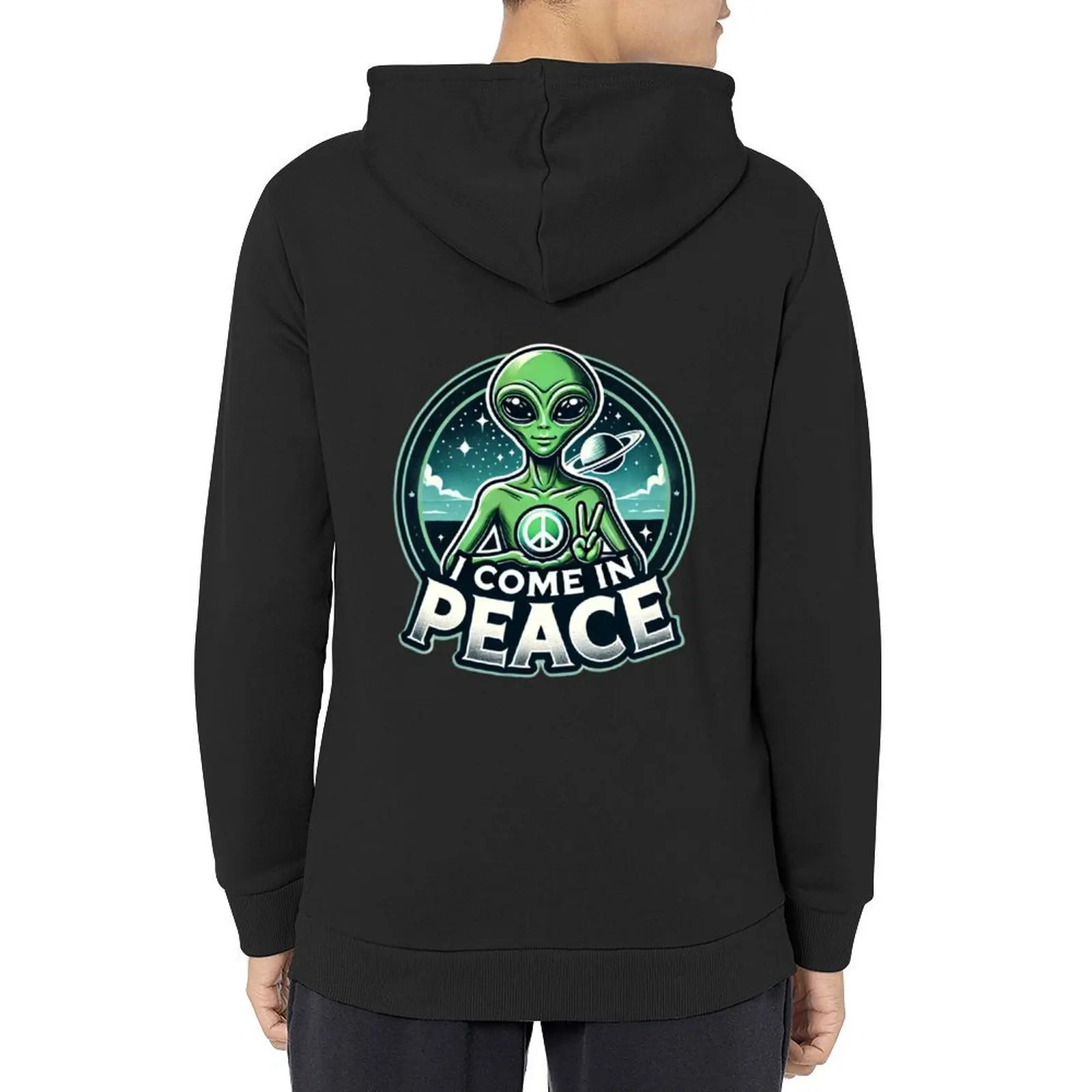 

Come in Peace Hoodie autumn new products anime clothes men's clothes aesthetic clothing new in hoodies and blouses