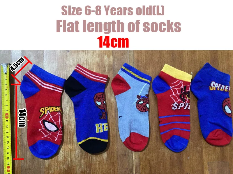 5 Paar im Angebot: Kinder-Socken, Anime-Motiv, für Jungen, kurze Socken, Kawaii-Design, Cartoon-Motiv, für Babys, Sommer- und Frühlingssocken, Bootsocken, Kindergeschenk, 1–12 Jahre. – Detail 4