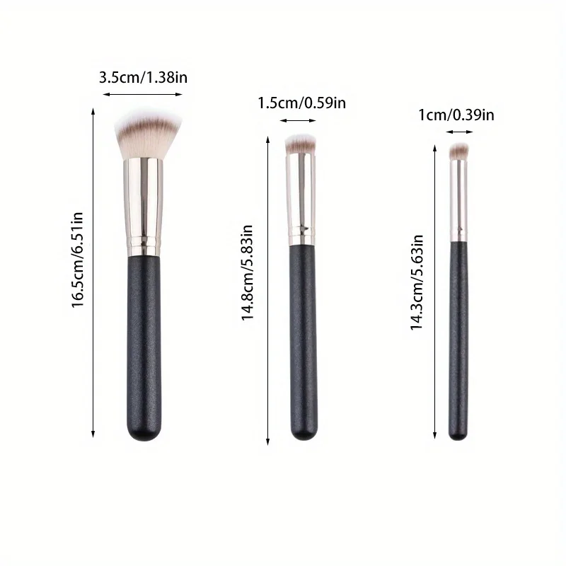 فرش كونسيلر لمستحضرات التجميل وبودرة أحمر الخدود وكريم كونتور للنساء وفرشاة مكياج للوجه والجمال #6