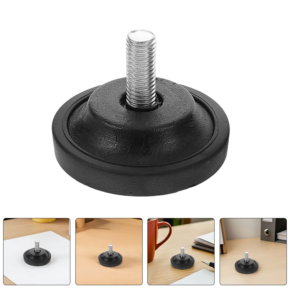 

4pcs Anti Vibration Support Pads Adjustable Rubber Furniture Leveling Feet For Treadmill Bike Cabinet Heavy Duty Machine Non