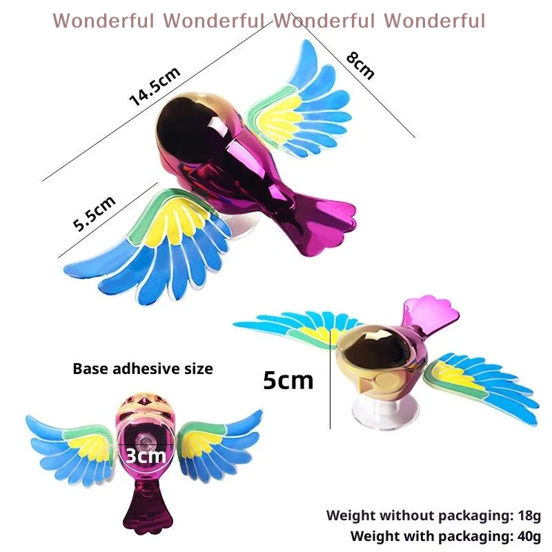 

For Kids Fashion Vehicle Decoration Accessory Boys Girls Birthday Gift Interactive Electric Car Companion Hanging Bird Toy