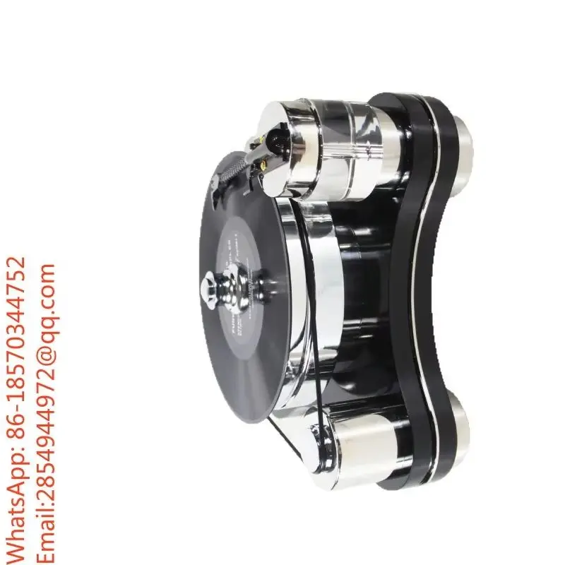 2026    Minimalist Modern Vinyl Record Player Stainless Steel Living Room Ornament