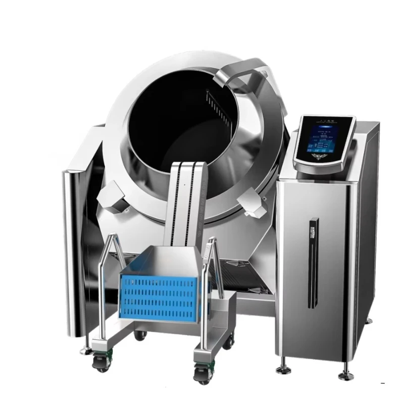 Automatic cooking robot stainless steel electric/gas 10000-20000 watts large capacity commercial kitchen equipment