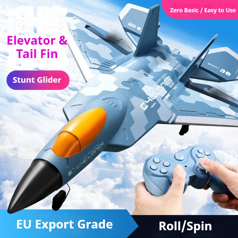 

New Remote Control RC Three Channel F22 Camouflage Stunt Fighter Fixed Wing Glider Remote Control Foam Aircraft Children'S Toys