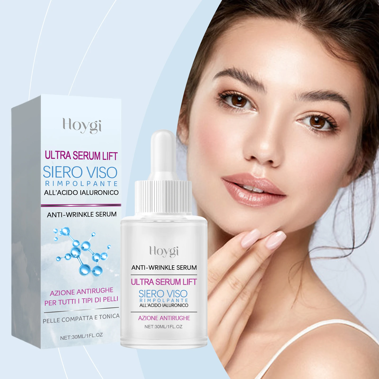 

Укрепляющая эссенция с гиалуроновой кислотой, глубоко увлажняющая и увлажняющая, питательная кожа лица, ежедневная сыворотка для ухода за кожей