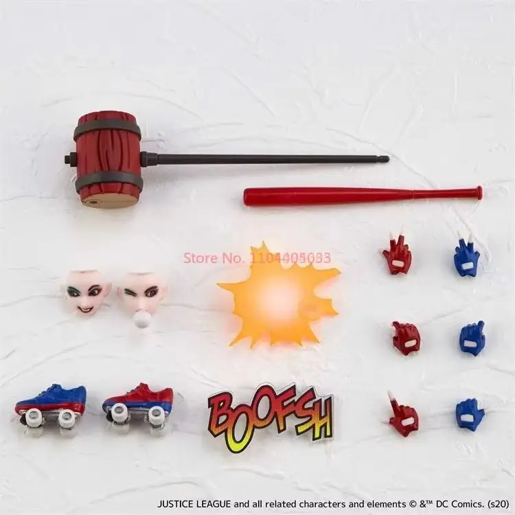 EN STOCK Arkahm Factory Kaiyodo Yamaguchi Harley Quinn Anime figurines Version fixe la fille du Clown cadeaux d'anniversaire pour enfant