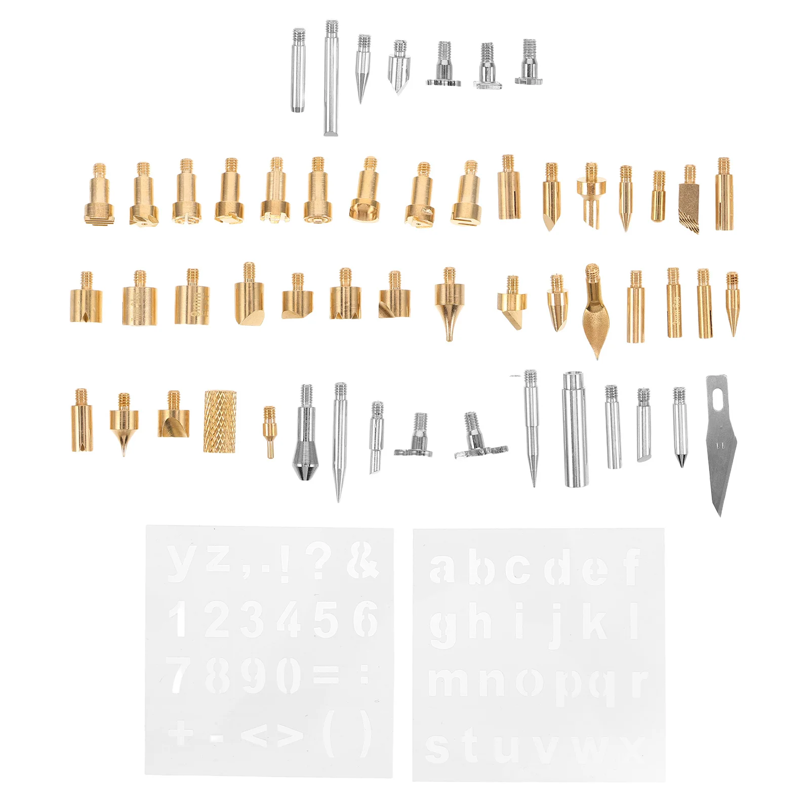 1 مجموعة أدوات نحت الخشب حرق نصائح تنوعا مجموعة الحفر بيروغرافيا القلم المناقير المحمولة صندوق تخزين أداة الحفر للخشب