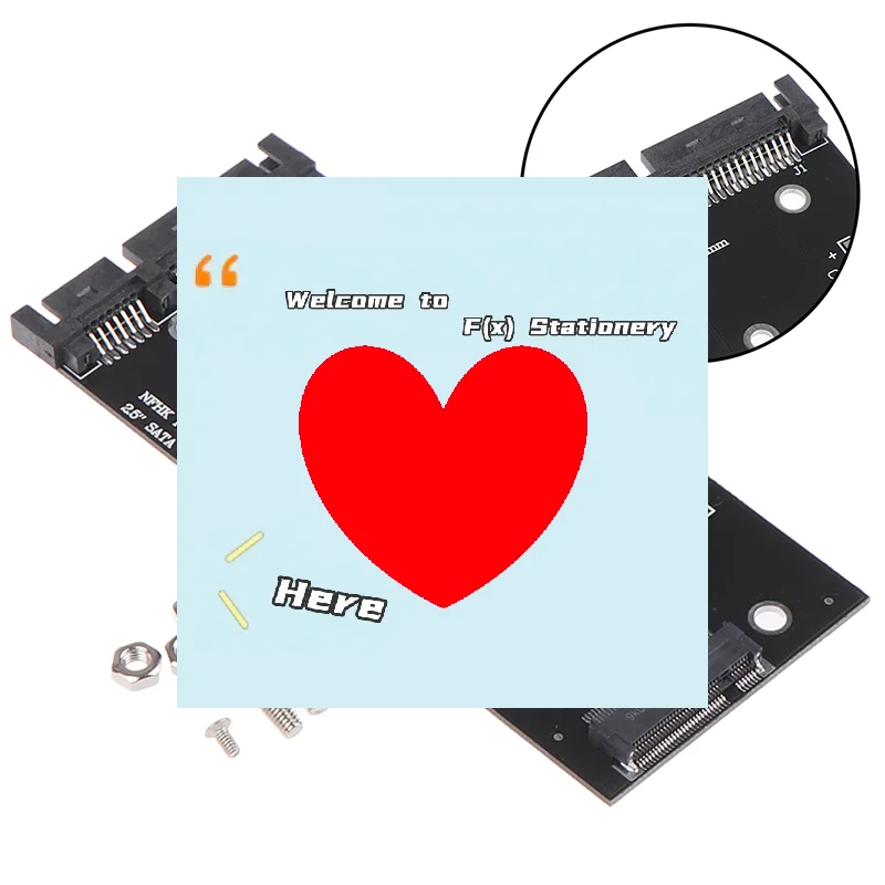 2.5 SATA 3 To B+M Key SATA M.2 NGFF SSD Converter Adapter Cards-F(x)
